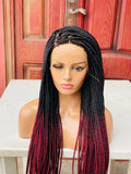 Kendra knotless braid wig-ombre