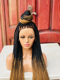 Kendra knotless braid wig-Ombre with 27