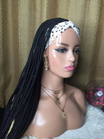 Kayla knotless Head band braids wig