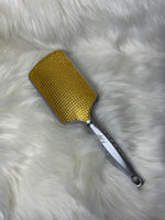 Silver Bling Paddle Brush