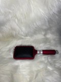 Red Bling Paddle Brush