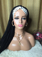 Kayla knotless Head band braids wig